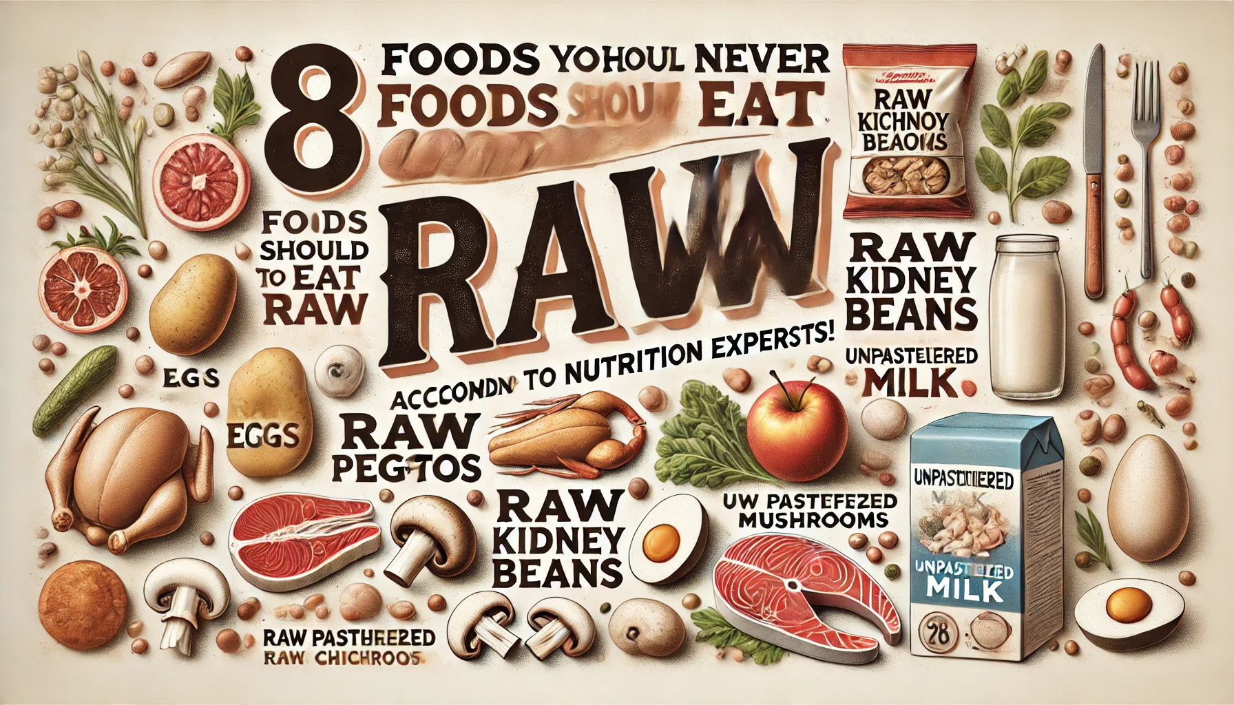 8 Foods You Should Never Eat Raw, According to Nutrition Experts